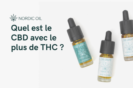 Quel est le CBD avec le plus de THC ?