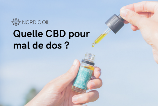 Quelle CBD pour mal de dos ?