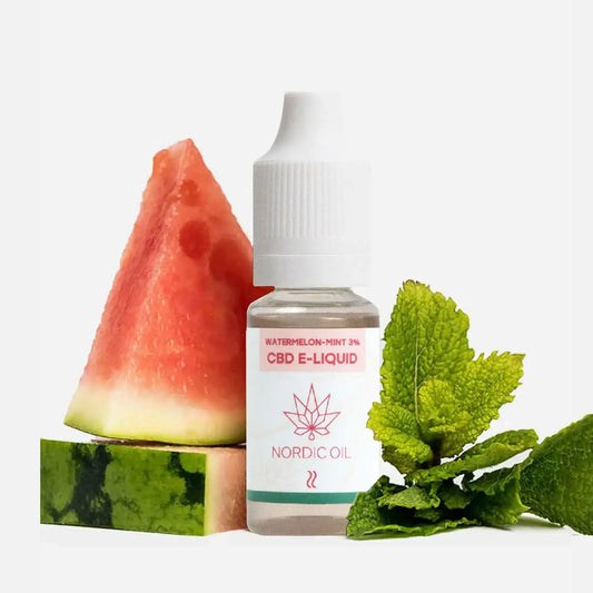 E-Liquide de CBD - Pastèque & Menthe