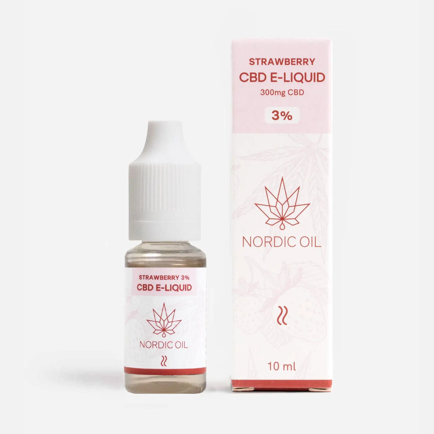 CBD Liquid Fraise - Emballage et produit