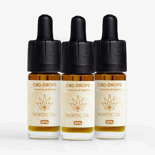 3 POUR 2 : Huile de CBD (20%) à la Curcumine