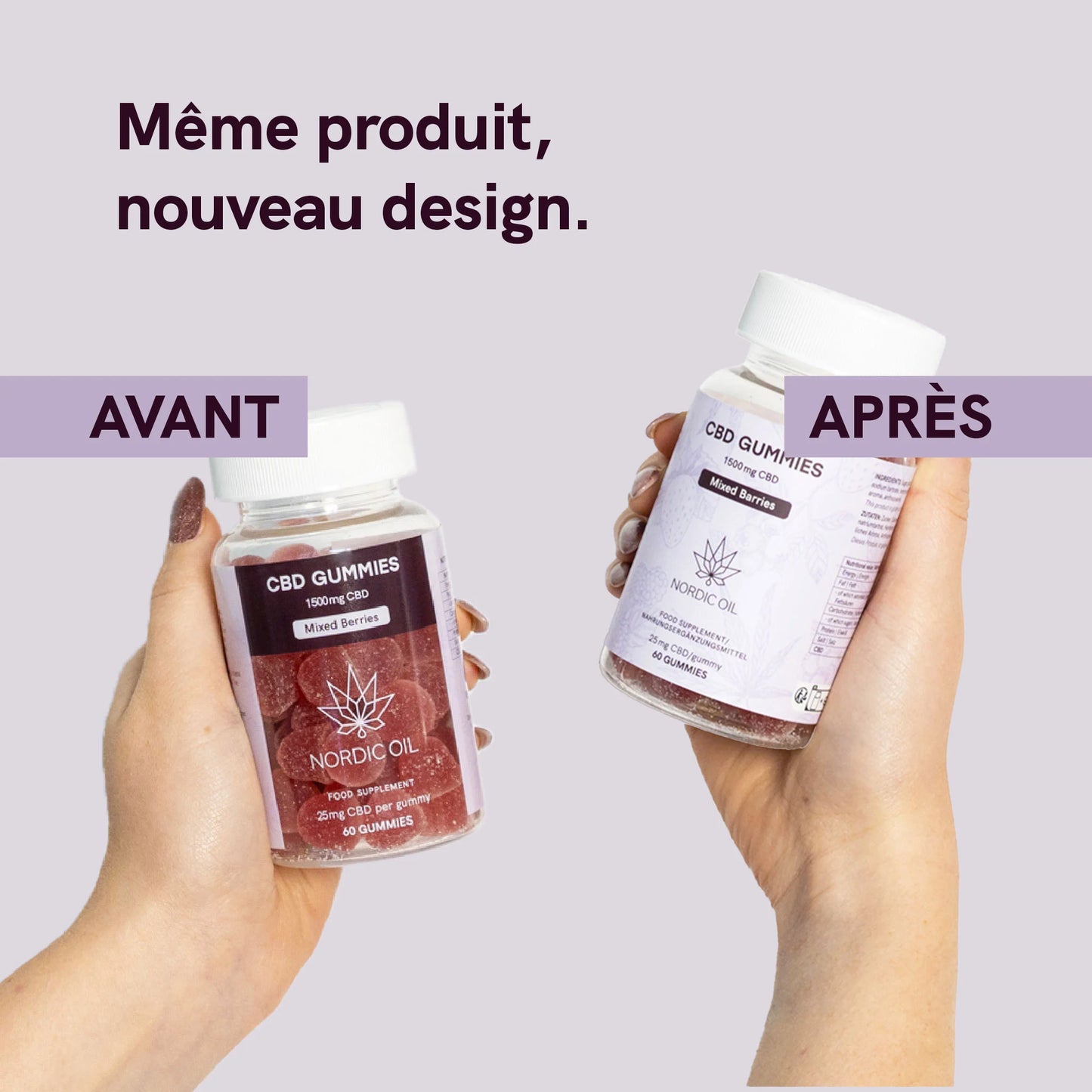 3 POUR 2 : CBD Gummies (1500mg) Petites baies