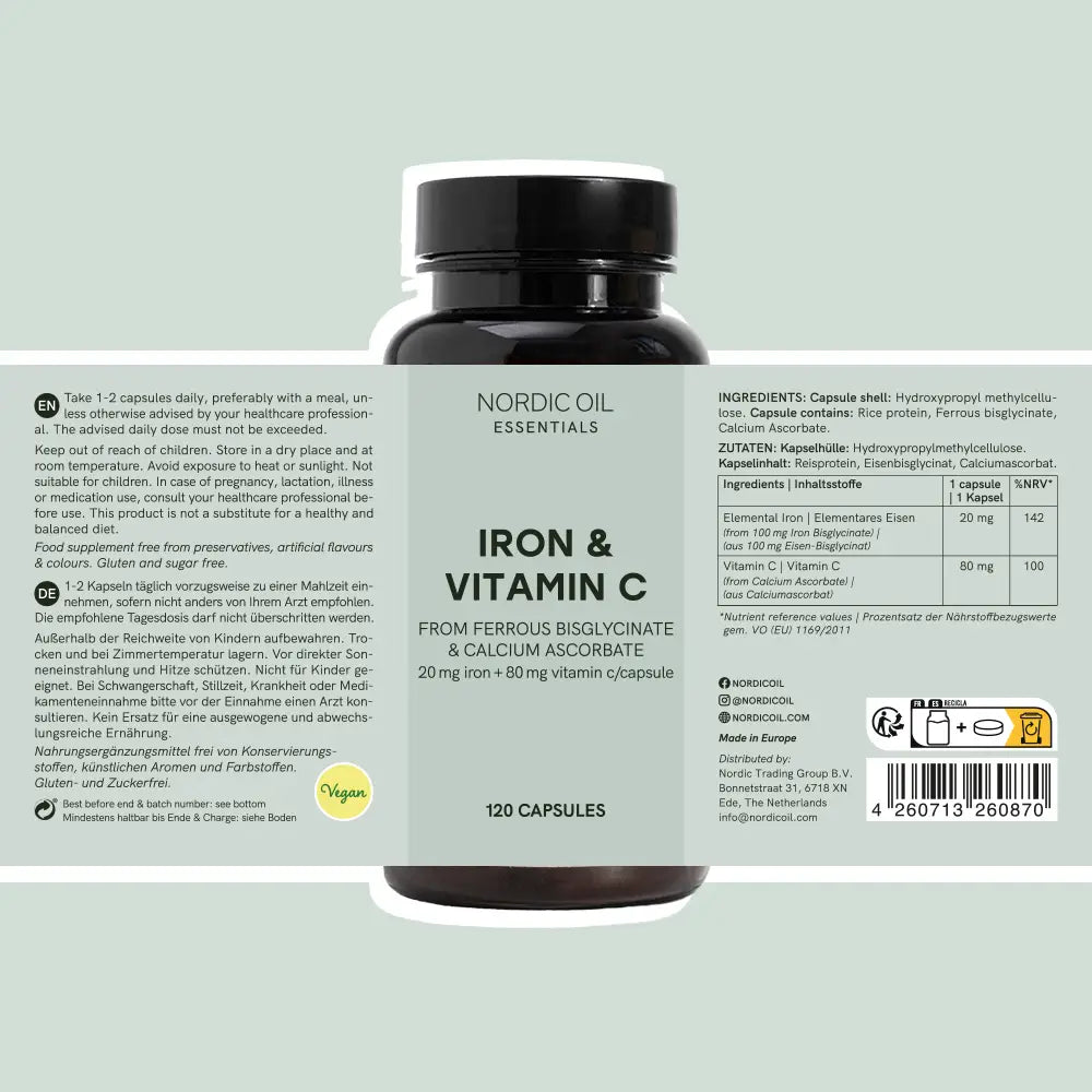 Capsules Fer & Vitamine C