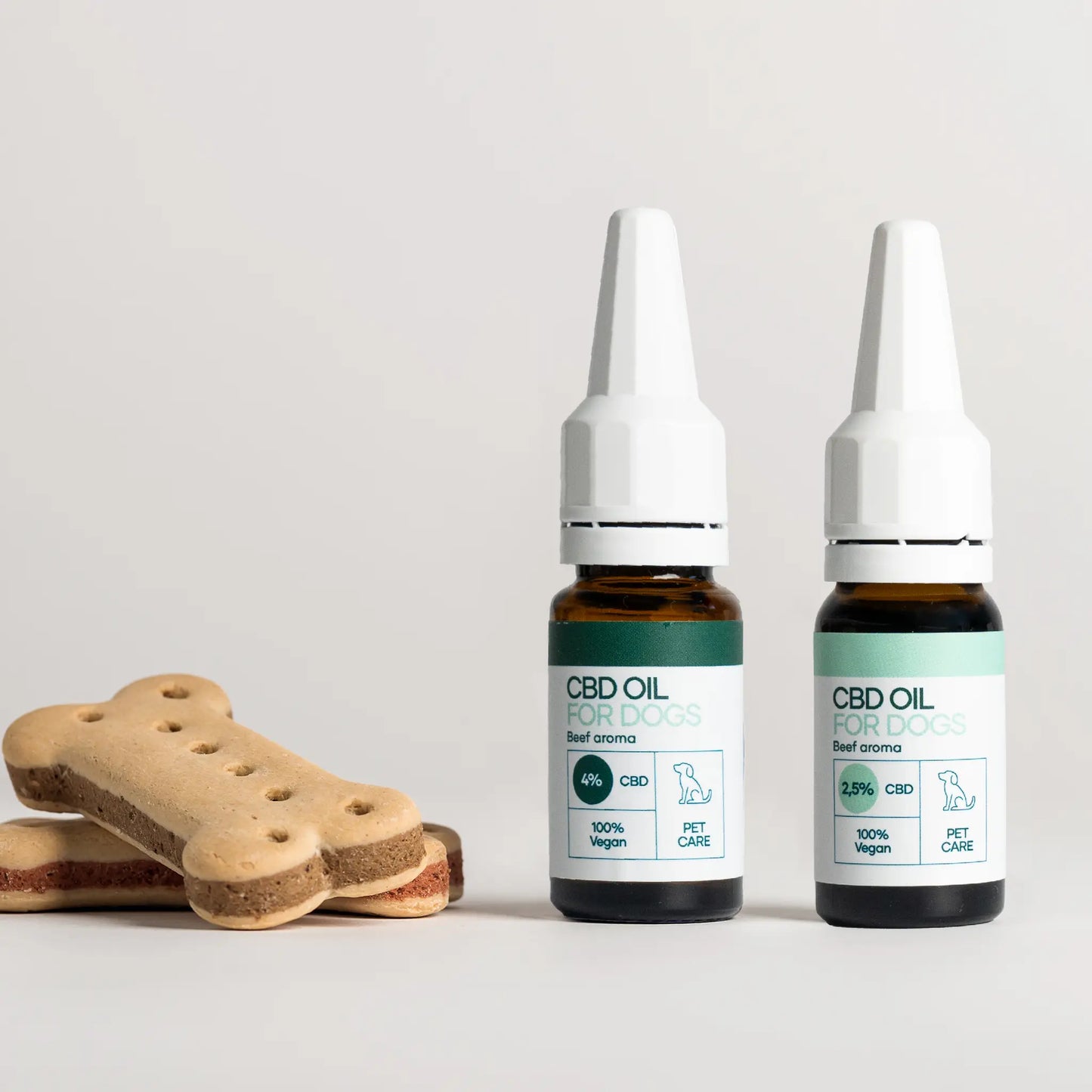Huile de CBD pour Chien - Bœuf (2,5%)