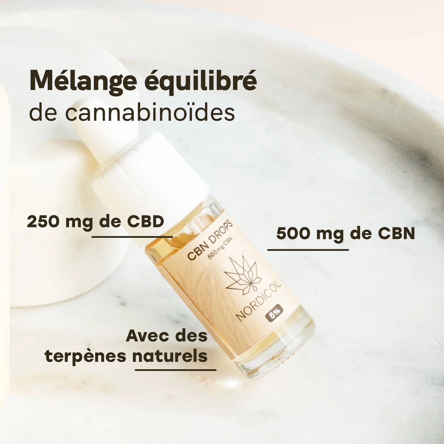 3 POUR 2 : Huile de CBN (5%)