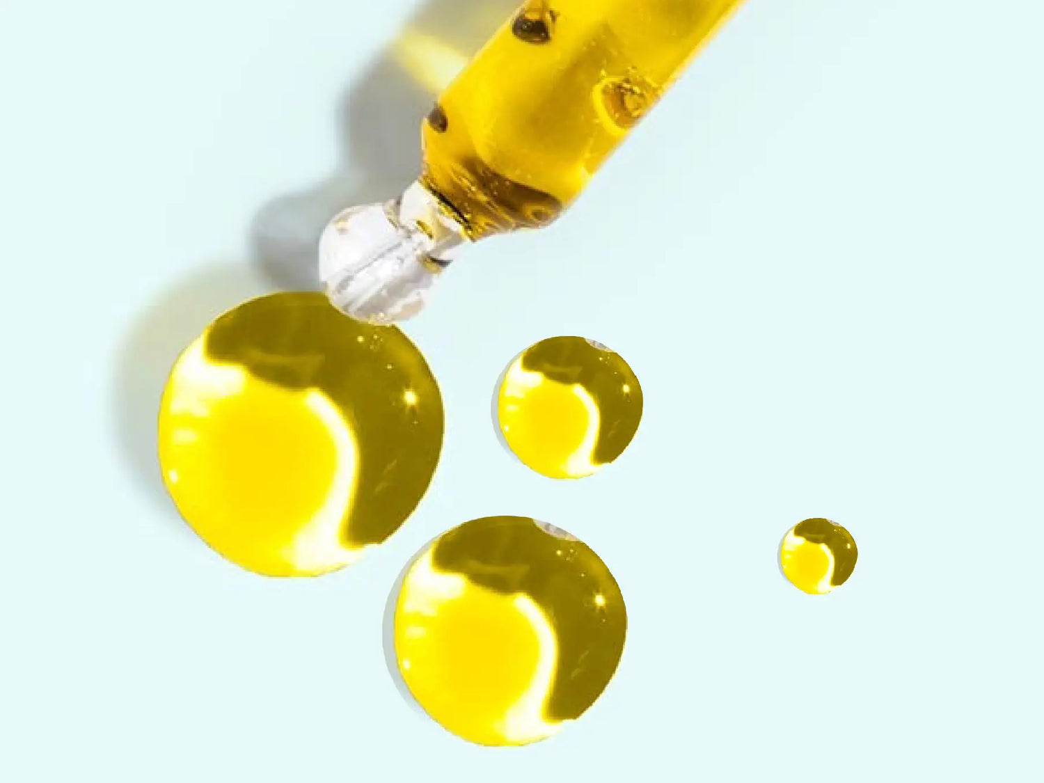 Coloeur de les gouttes de cbd pipette