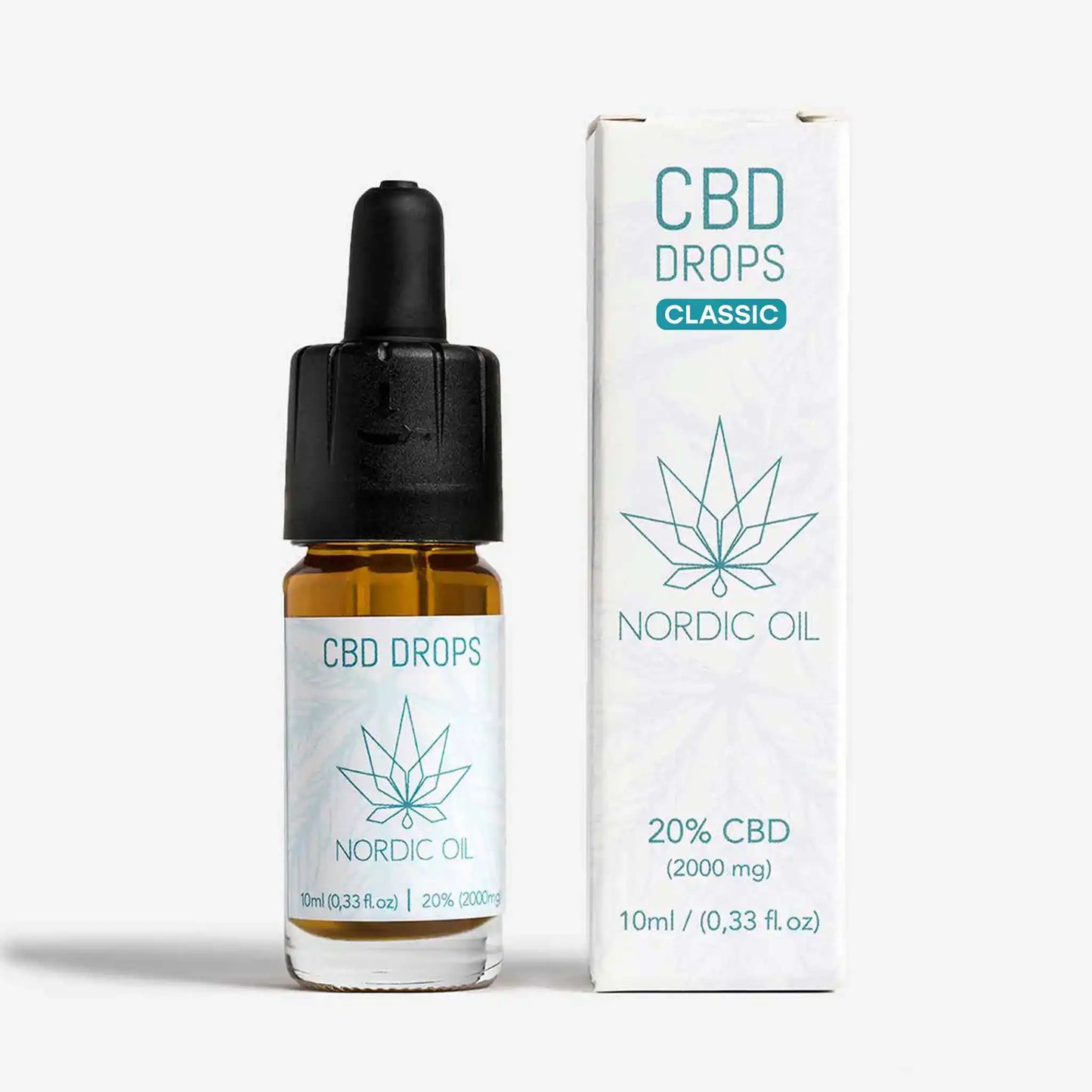 Huile CBD de Nordic Oil (20%) avec emballage