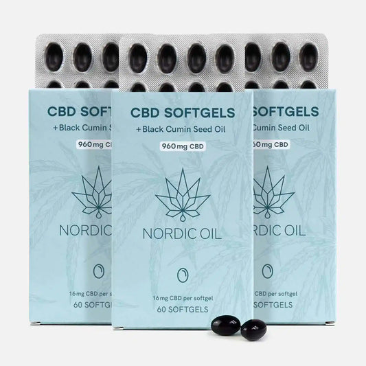 3 POUR 2 : Capsules de CBD 960 mg