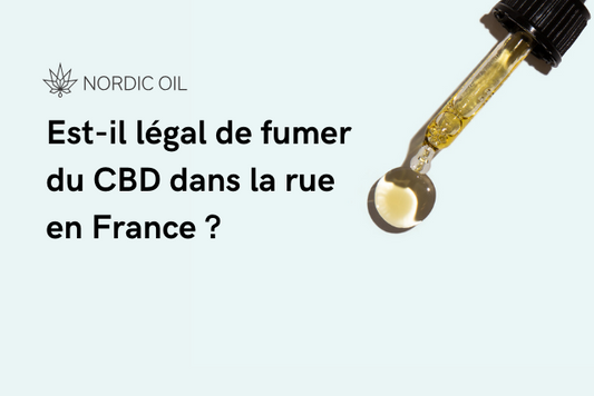 Est-il légal de fumer du CBD dans la rue en France ?