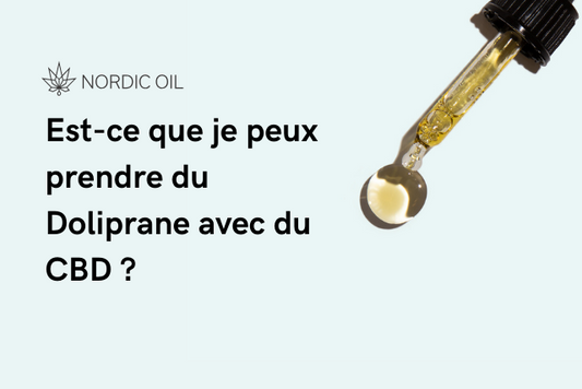 Est-ce que je peux prendre du Doliprane avec du CBD ?