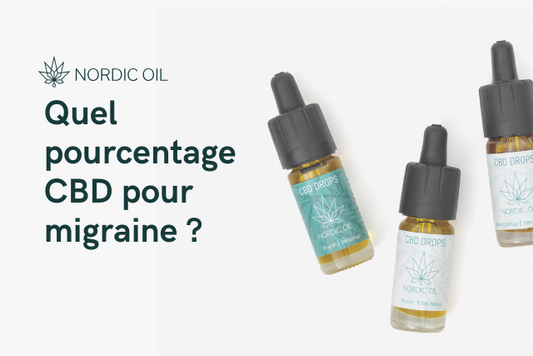 Quel pourcentage CBD pour migraine ?