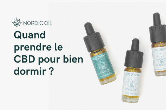 Quand prendre le CBD pour bien dormir ?