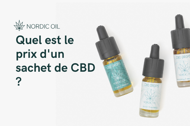 Quel est le prix d'un sachet de CBD ?