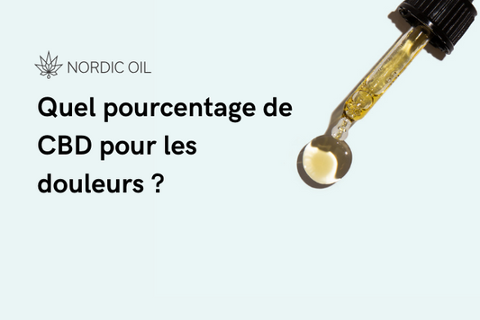 Quel pourcentage de CBD pour les douleurs ?