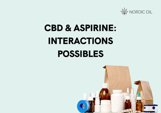 CBD & Aspirine Interactions possibles