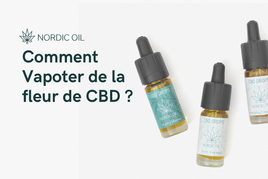 Comment vapoter de la fleur de CBD ?