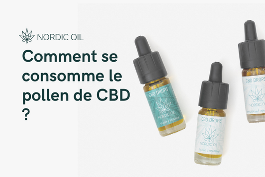 Comment se consomme le pollen de CBD ?