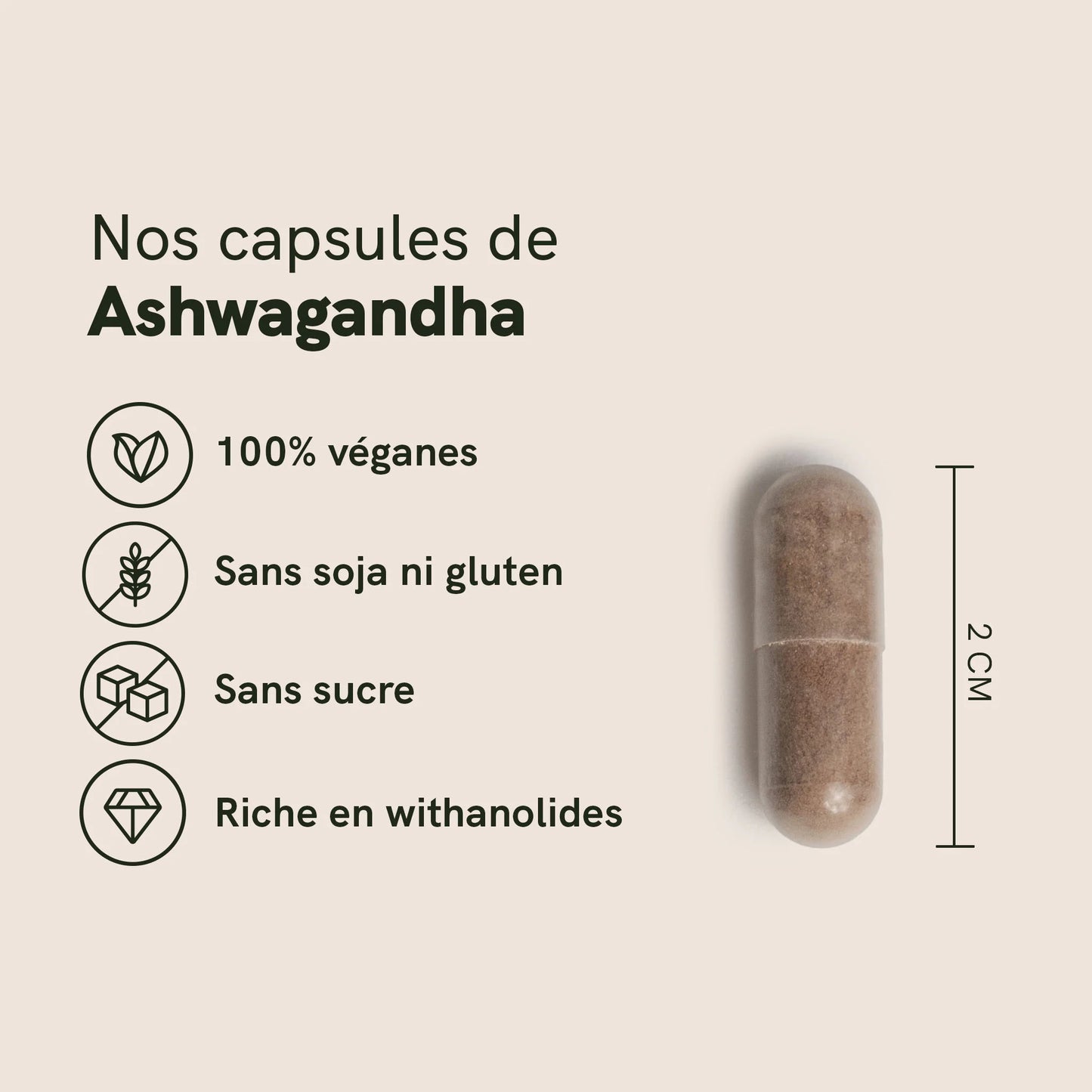 Capsules d'ashwagandha