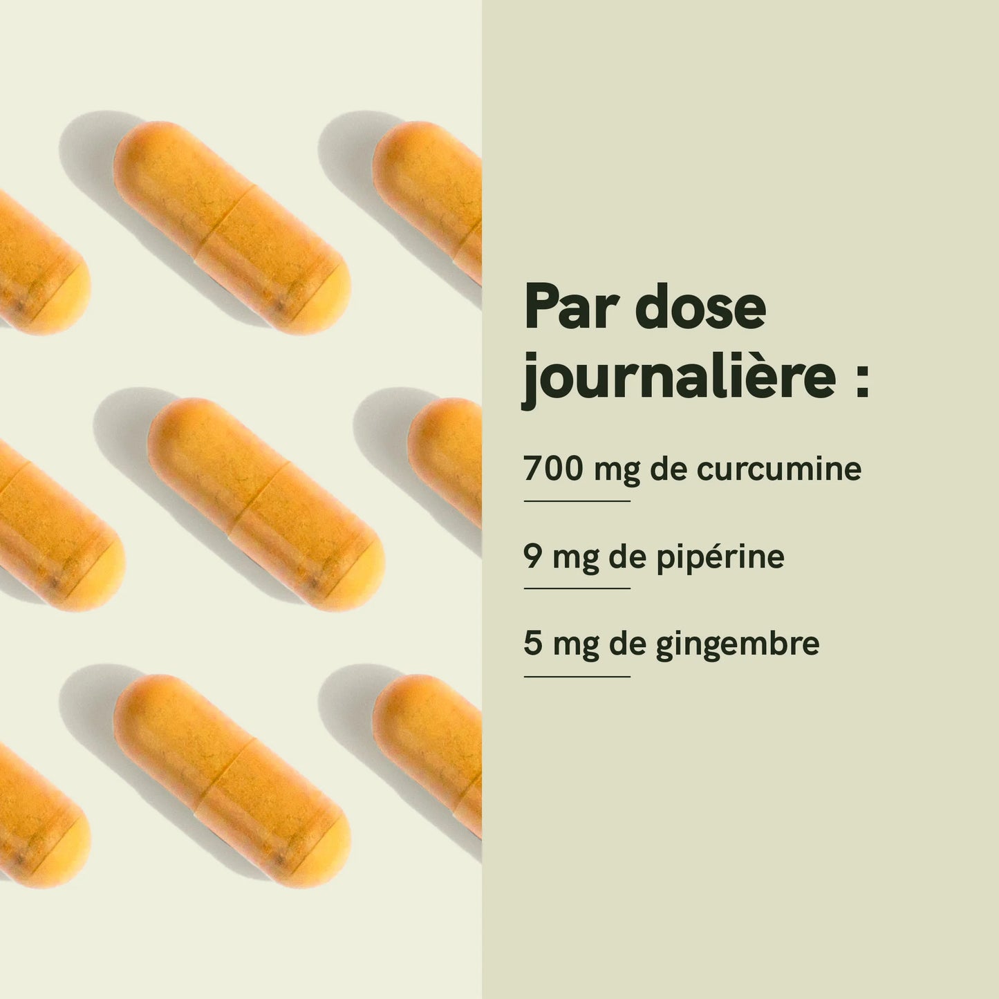 Capsules de curcumine