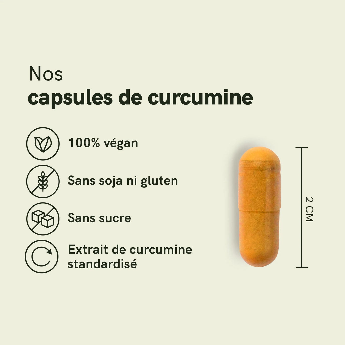 Capsules de curcumine