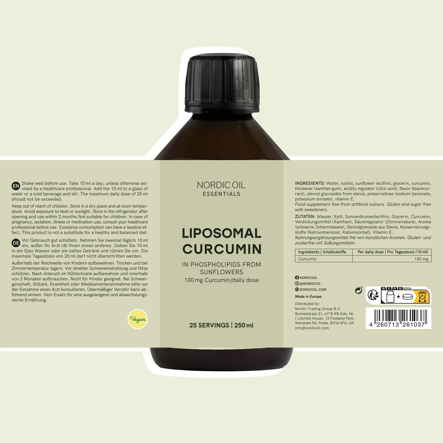 Curcumine liposomale