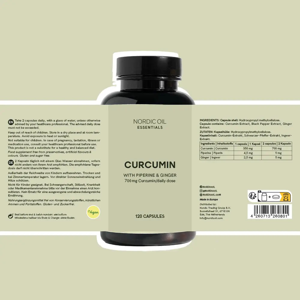 Capsules de curcumine