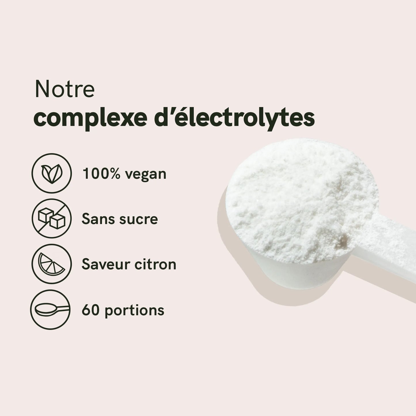 Électrolytes en poudre