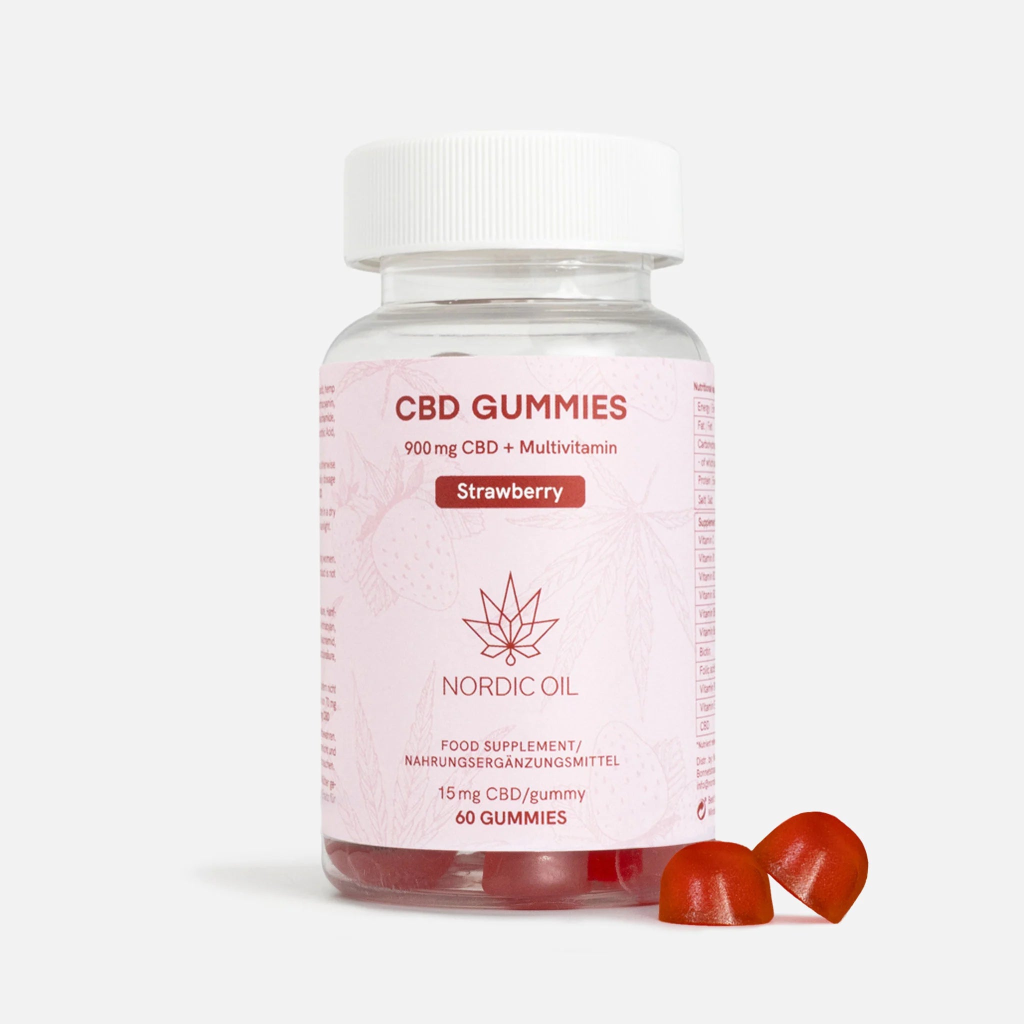 CBD Gummies (900mg) Fraise