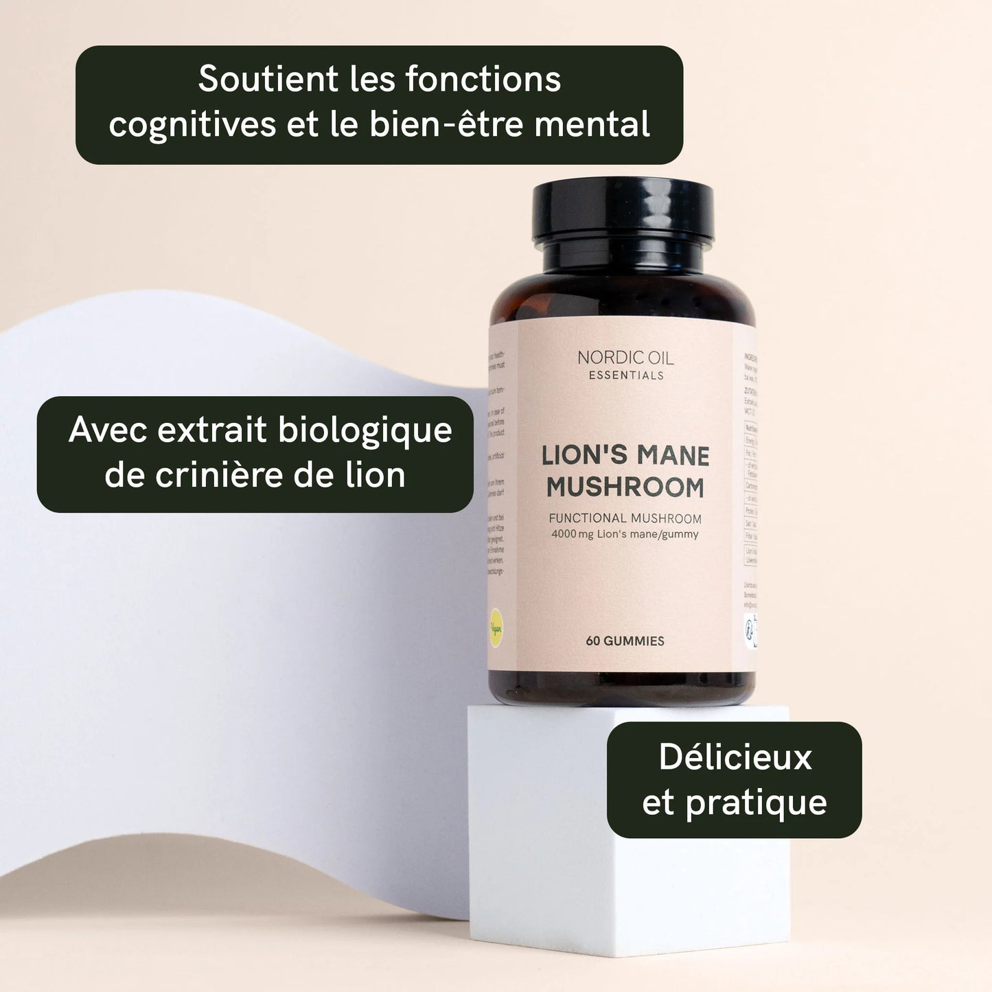 Gummies aux champignons Crinière de Lion