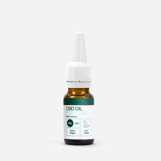 Huile de CBD pour Chien - Bœuf (4%)