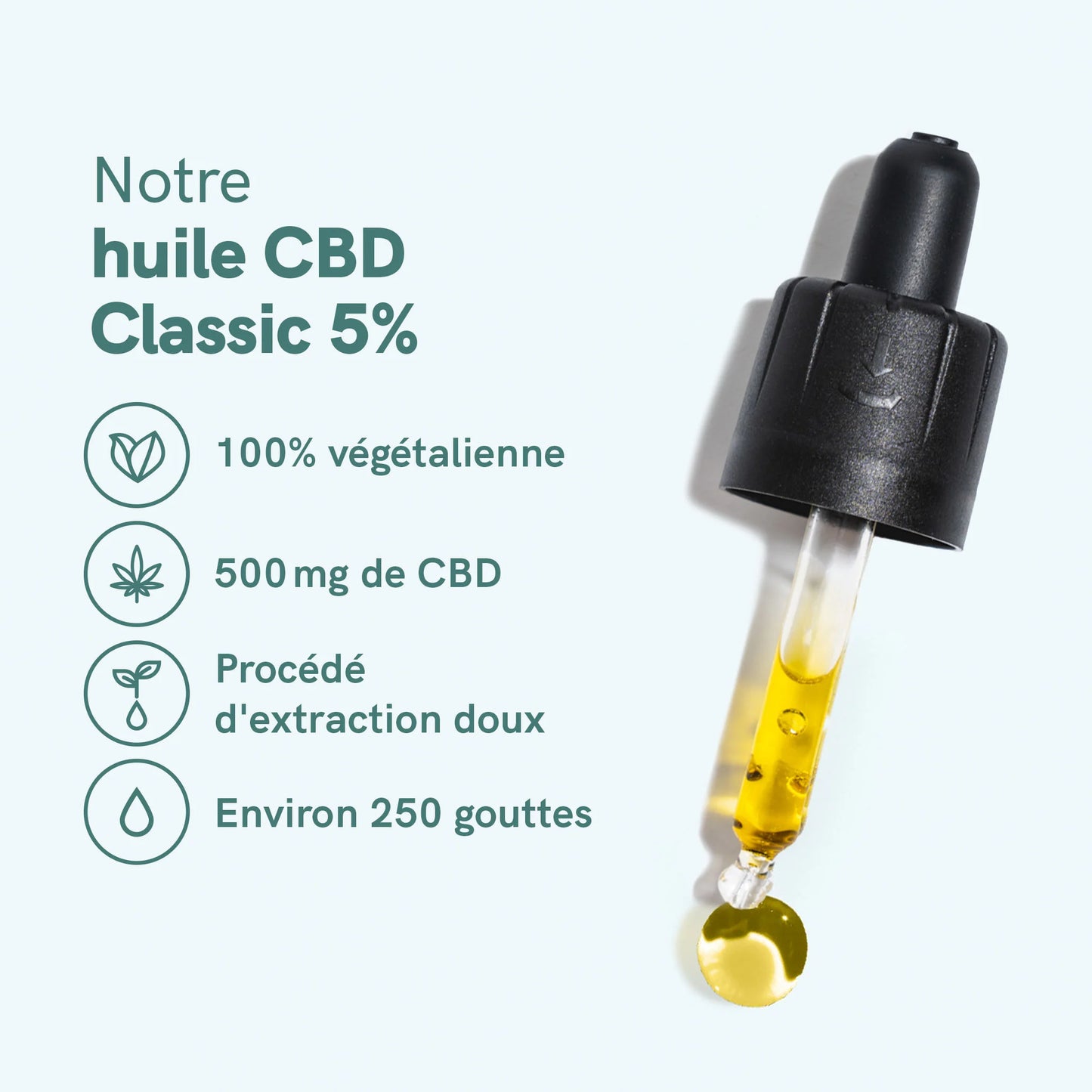Huile de CBD (5%) CLASSIC
