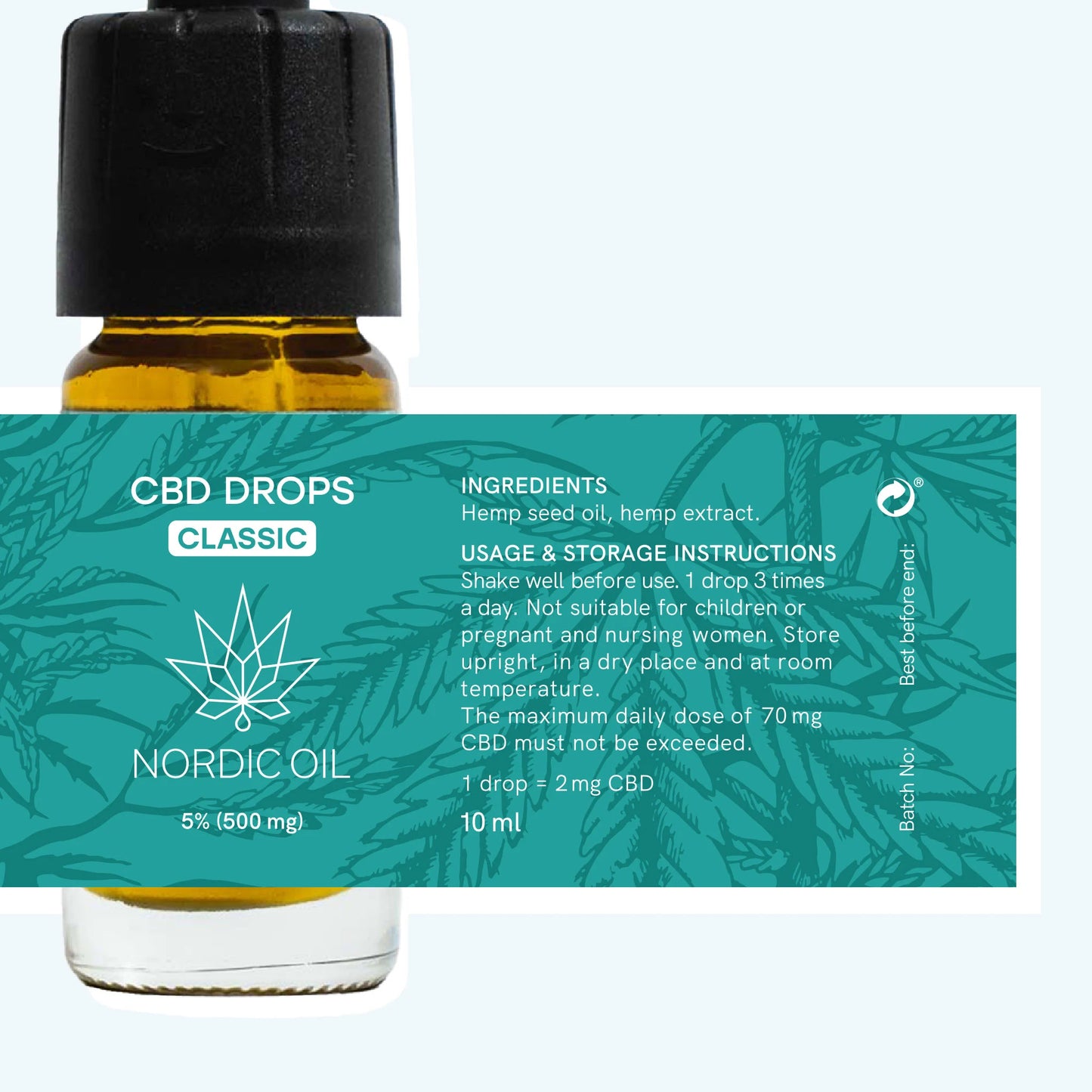 Huile de CBD (5%) CLASSIC