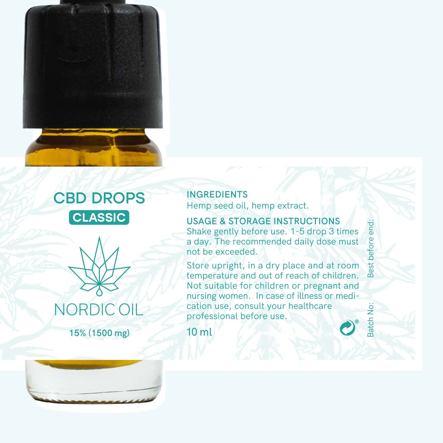 Huile de CBD (15%) CLASSIC