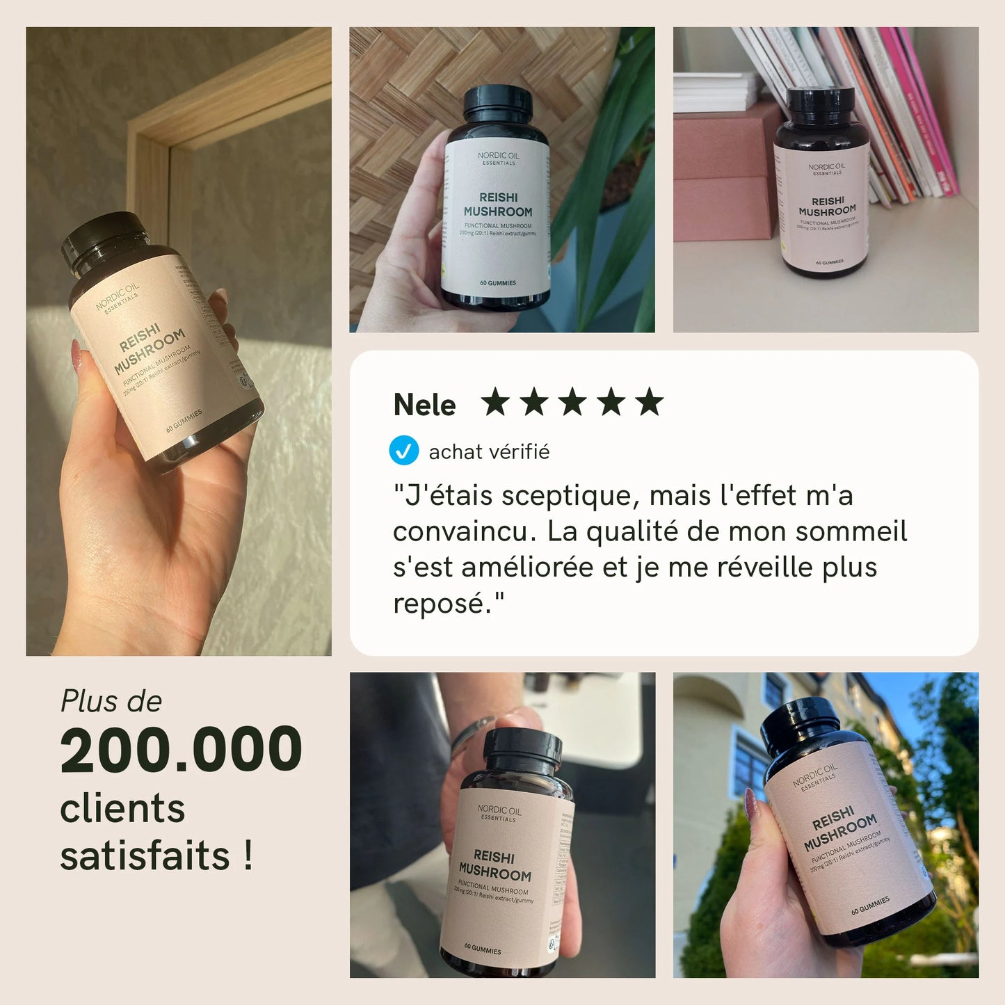 Gummies aux champignons Reishi