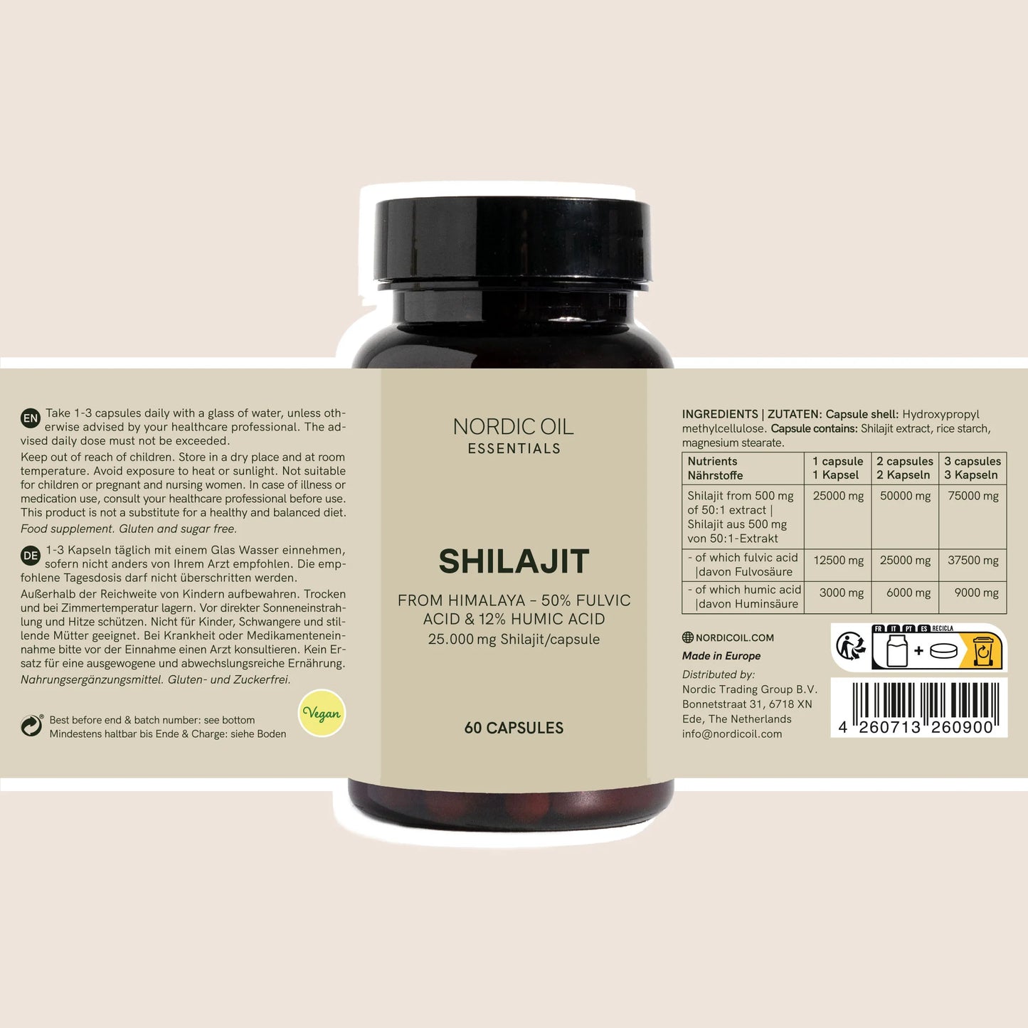 Capsules de Shilajit