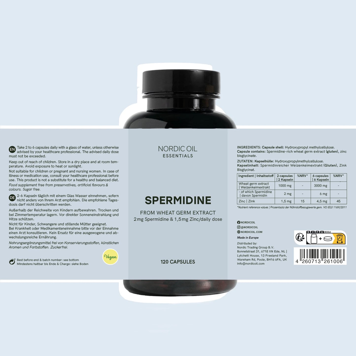 Capsules à la spermidine