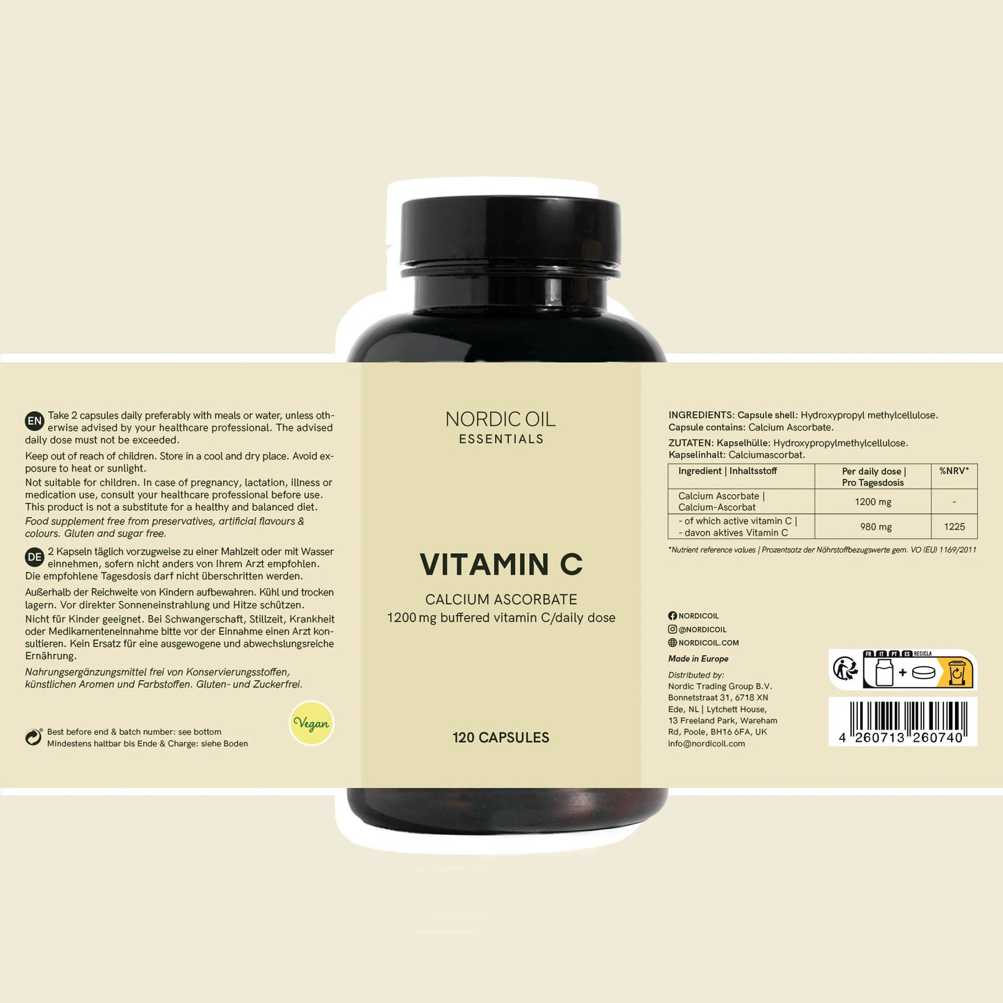 Capsules de Vitamine C